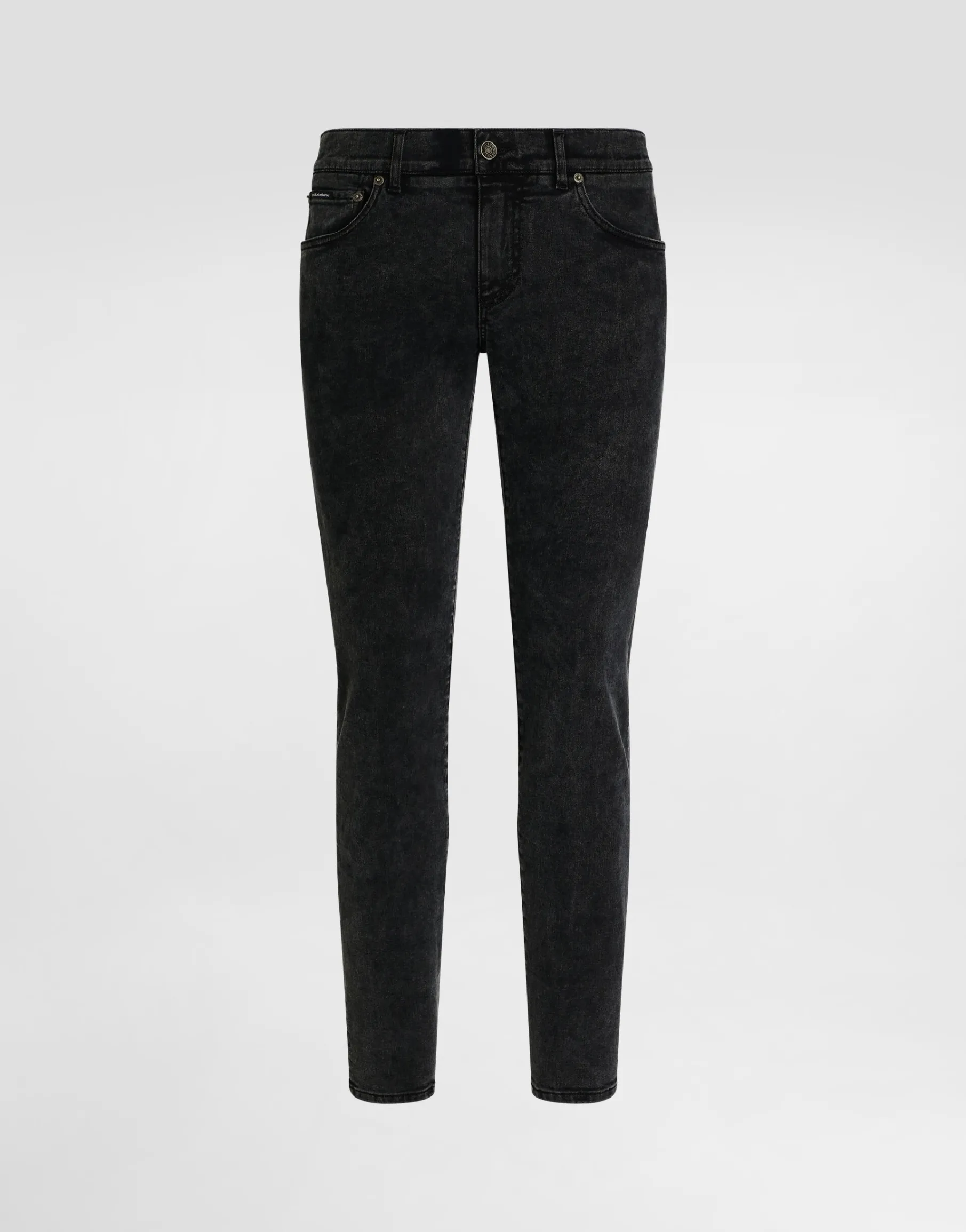 Skinny stretch cotton jeans with tag