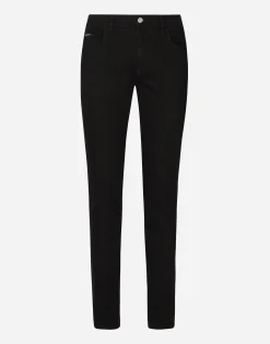 Skinny washed stretch jeans