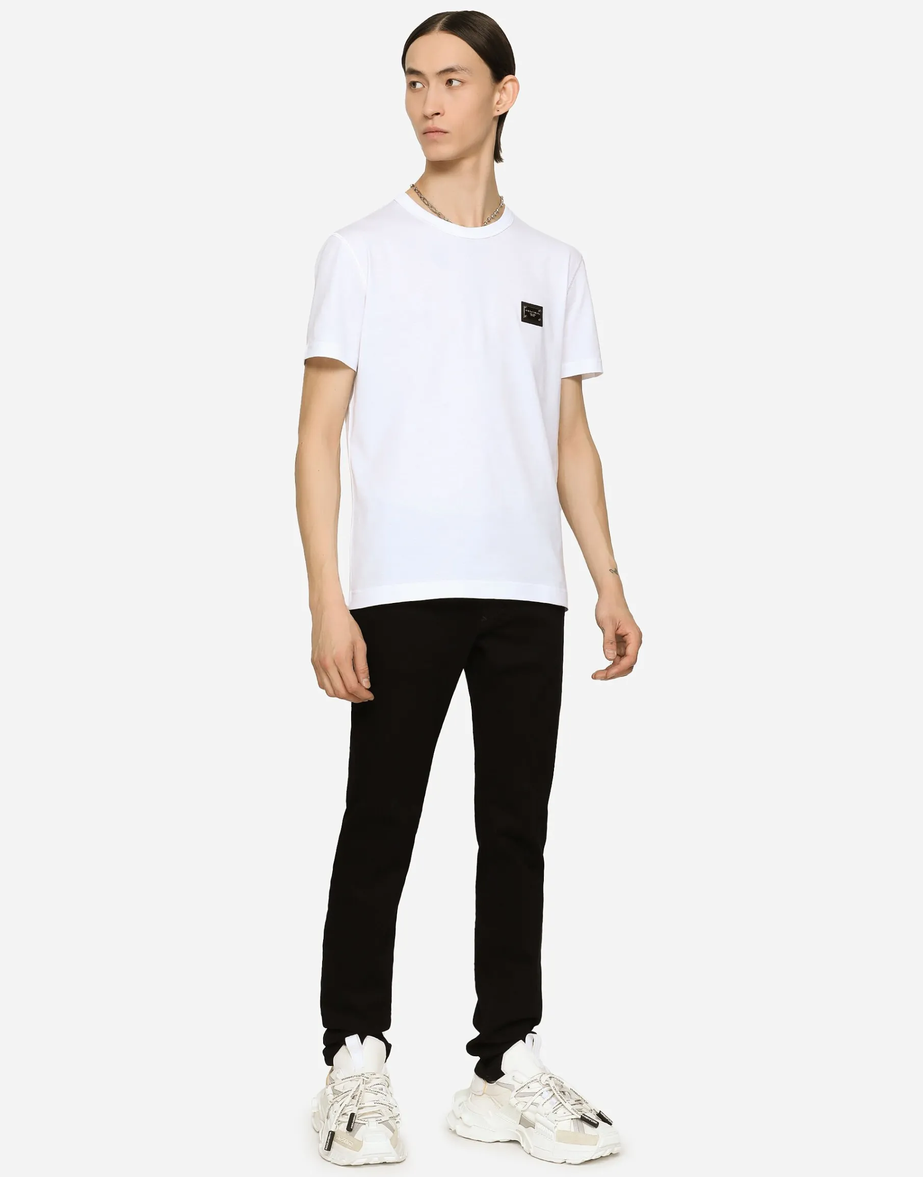 Skinny washed stretch jeans