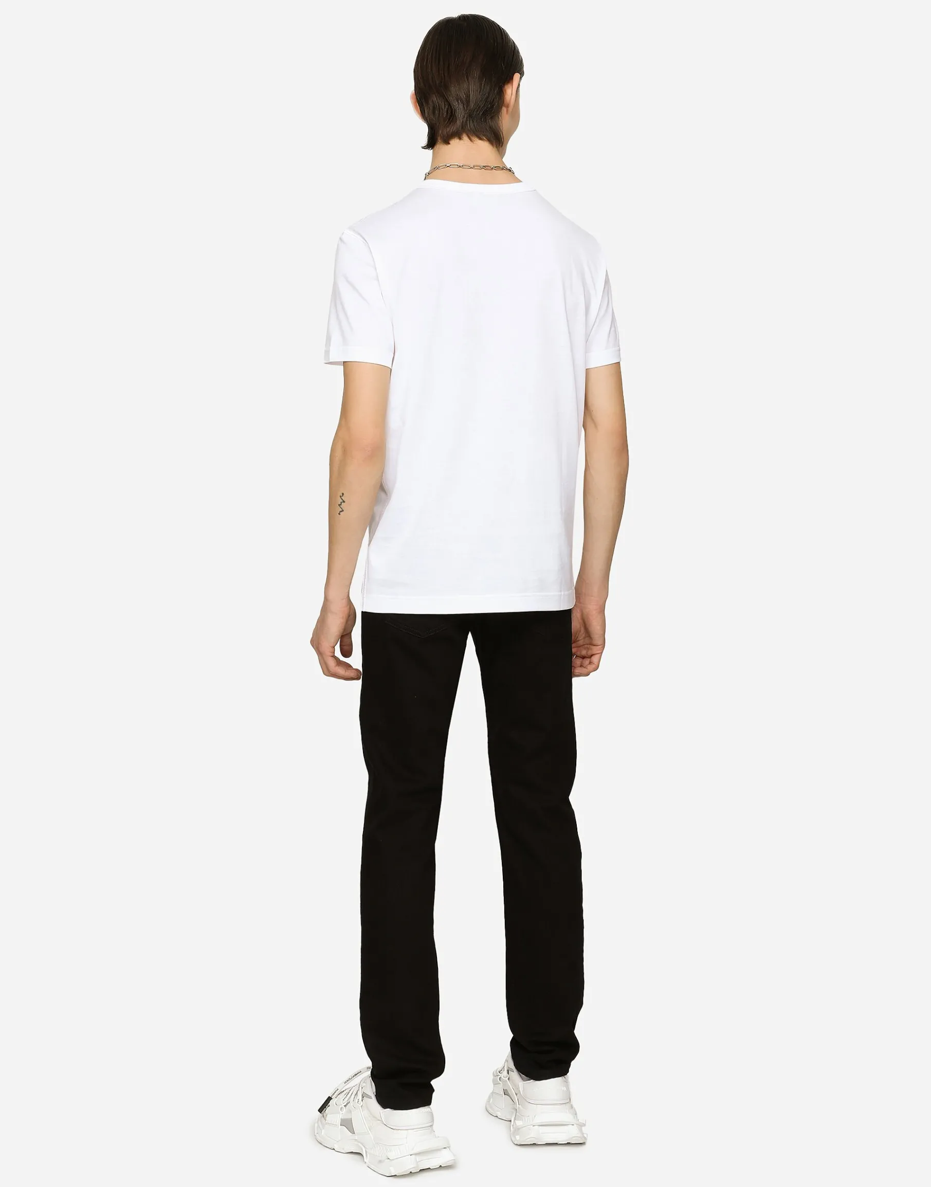 Skinny washed stretch jeans
