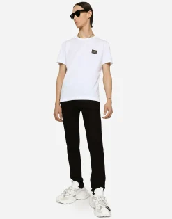 Skinny washed stretch jeans