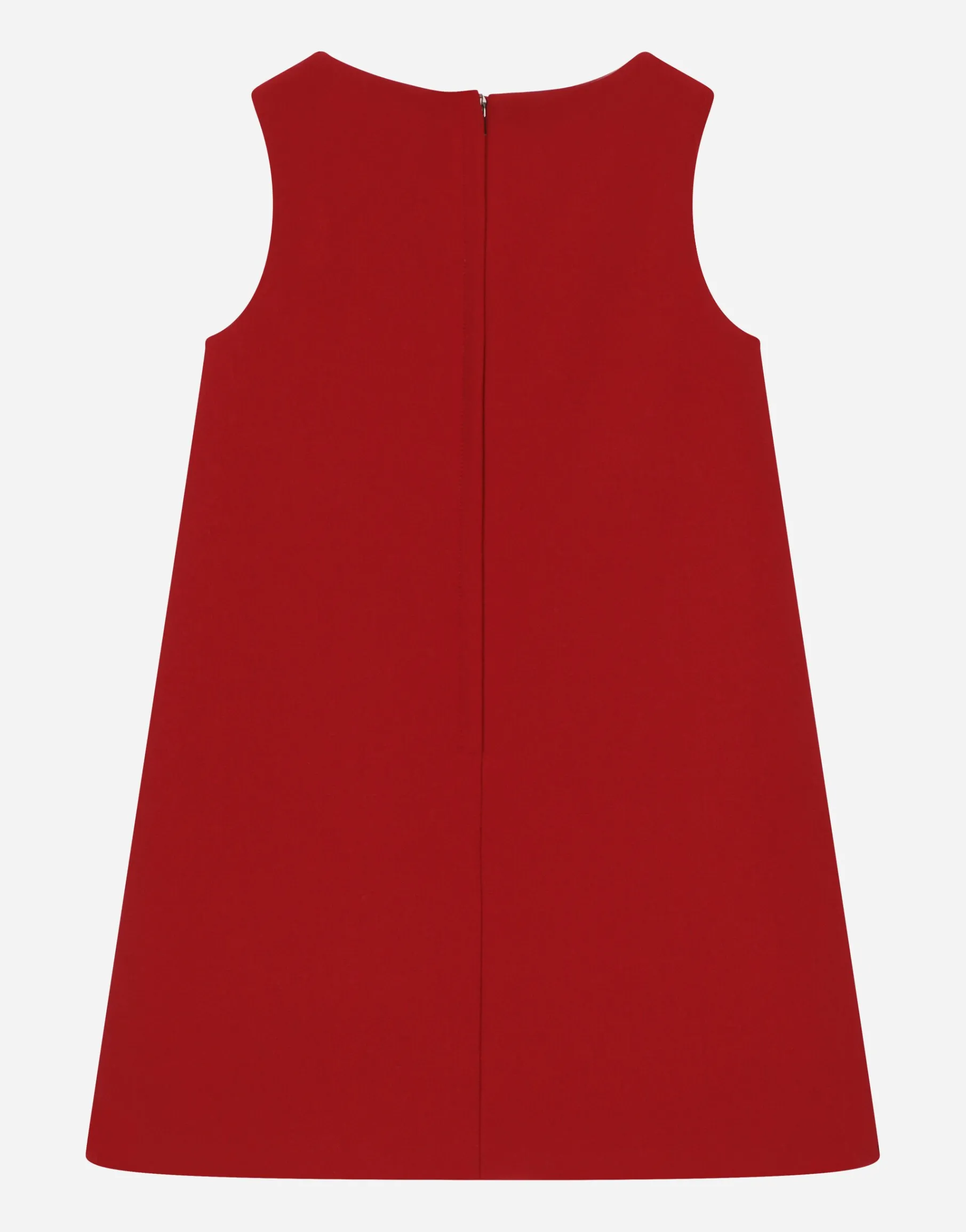 Sleeveless dress with patch