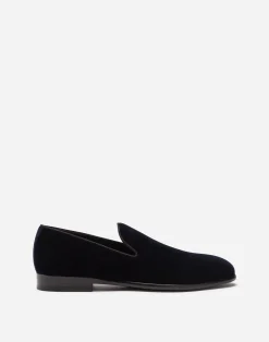 Slippers in velvet