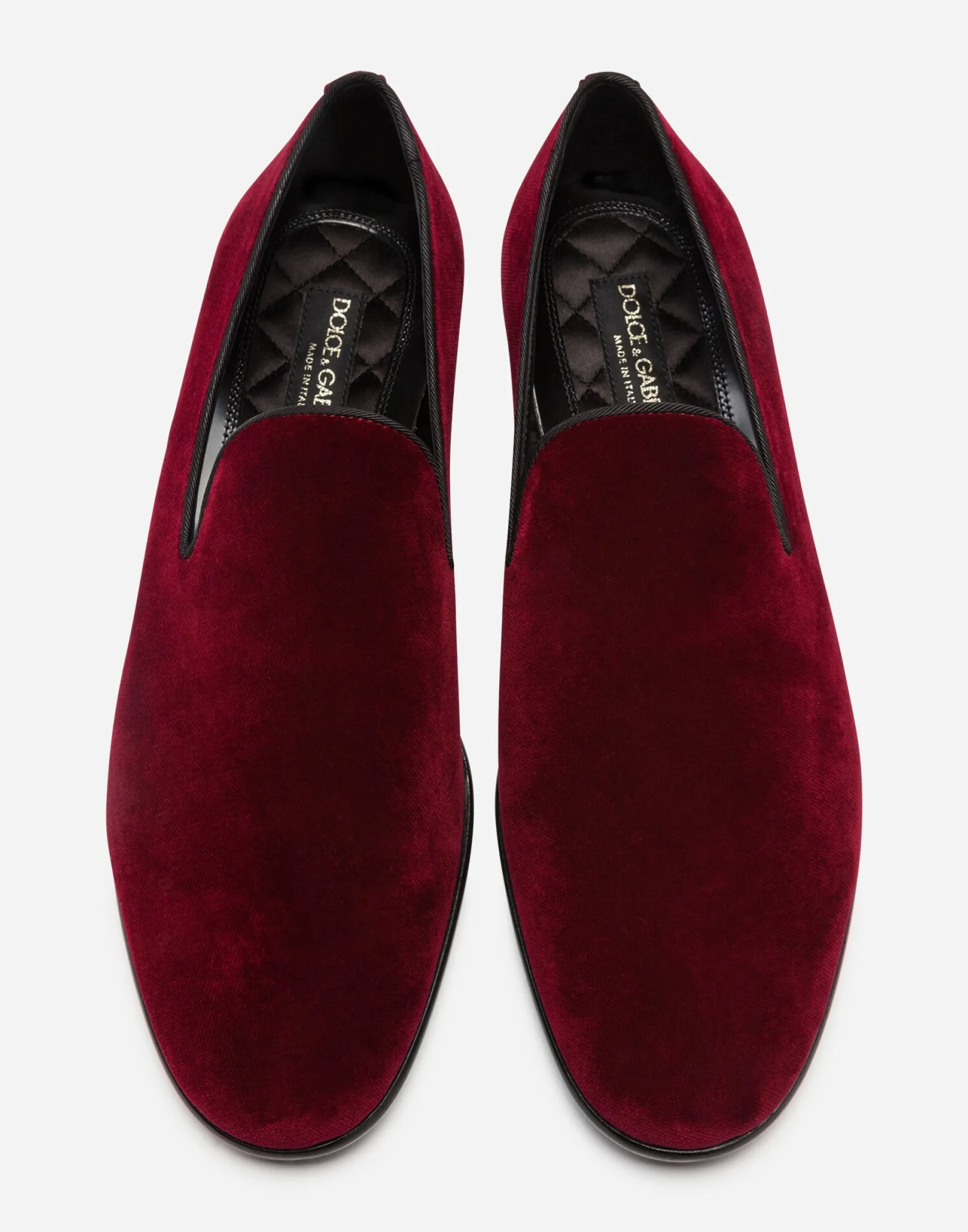 Slippers in velvet