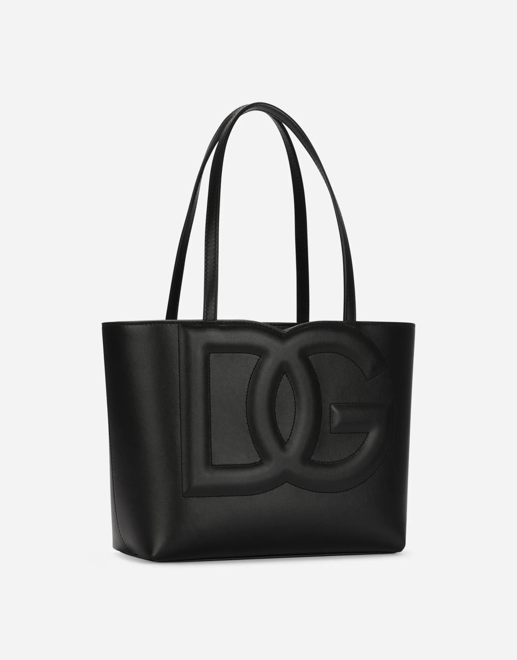 Small calfskin DG Logo Bag shopper