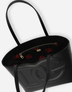Small calfskin DG Logo Bag shopper