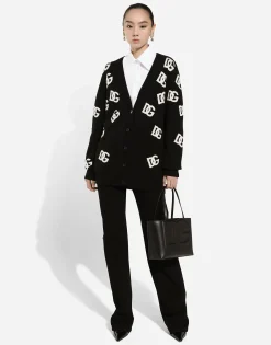 Small calfskin DG Logo Bag shopper
