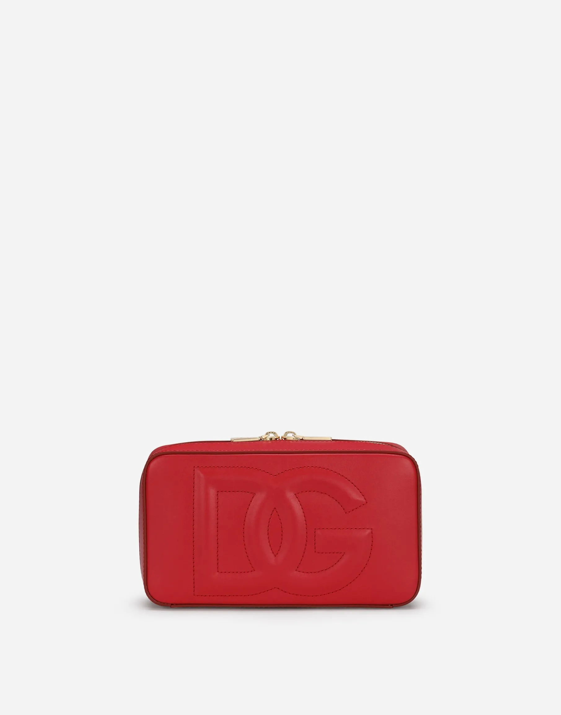 Small calfskin DG Logo camera bag