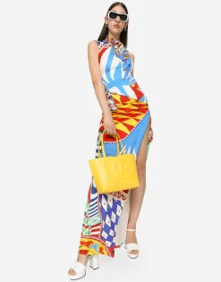 Small calfskin DG Logo shopper