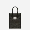 Small coated jacquard bag