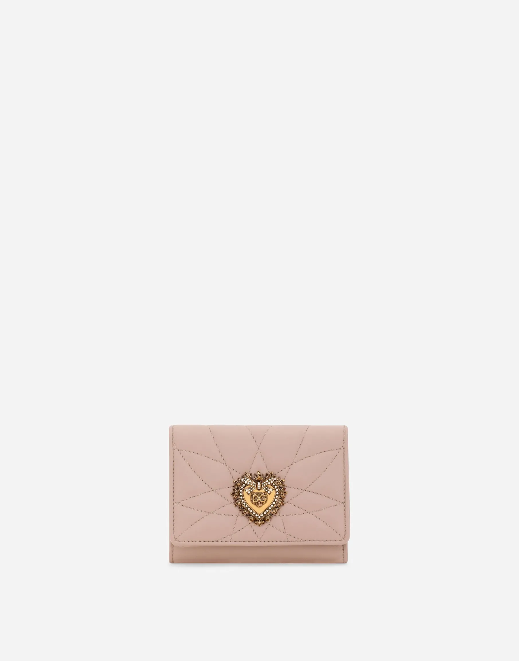 Small Devotion wallet in quilted nappa leather