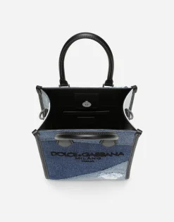 Small patchwork denim bag