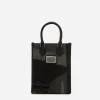 Small patchwork denim shopper