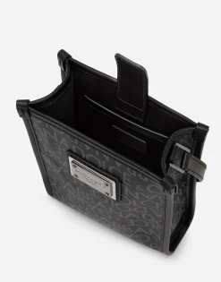 Small printed jacquard shopper