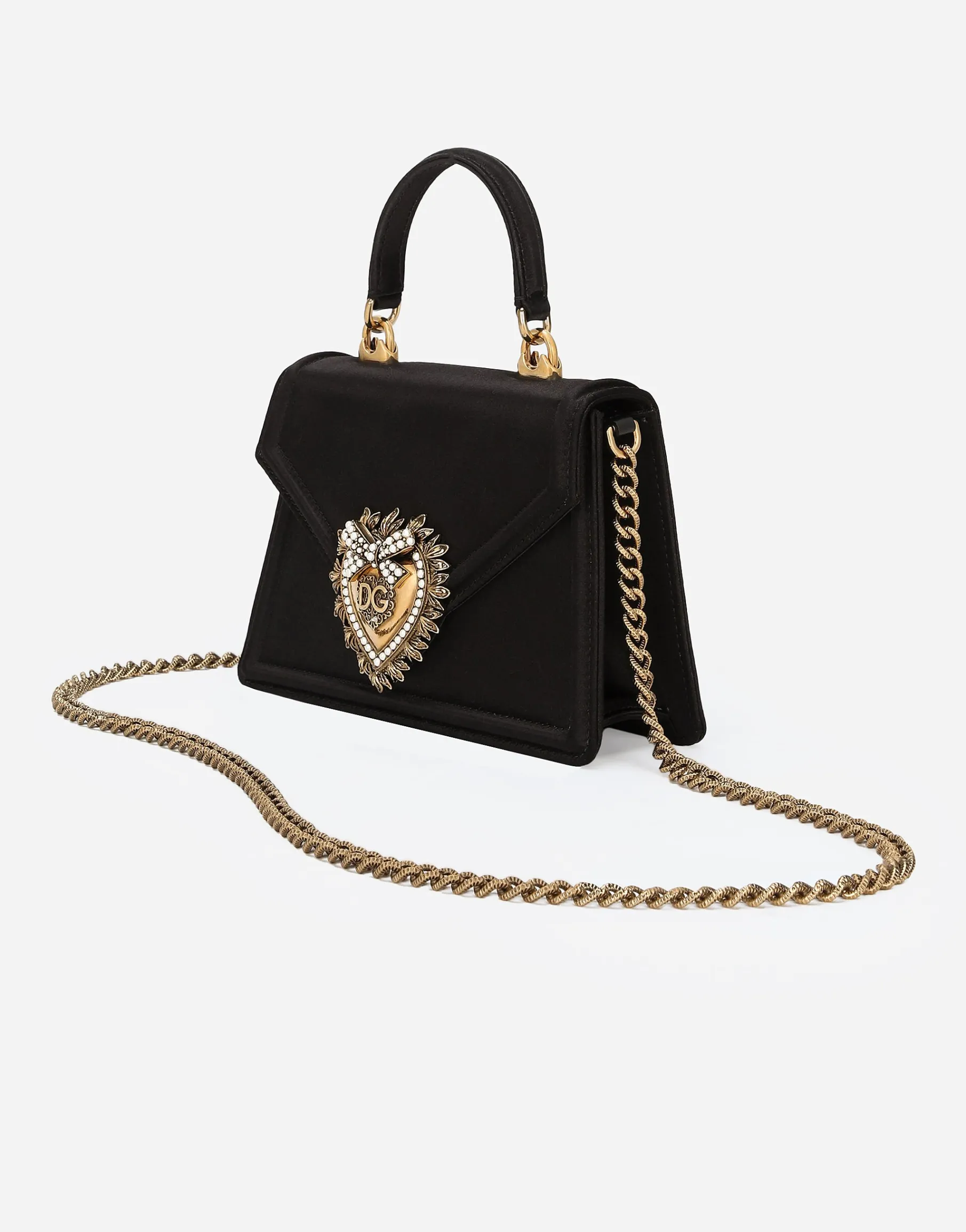 Small satin Devotion bag