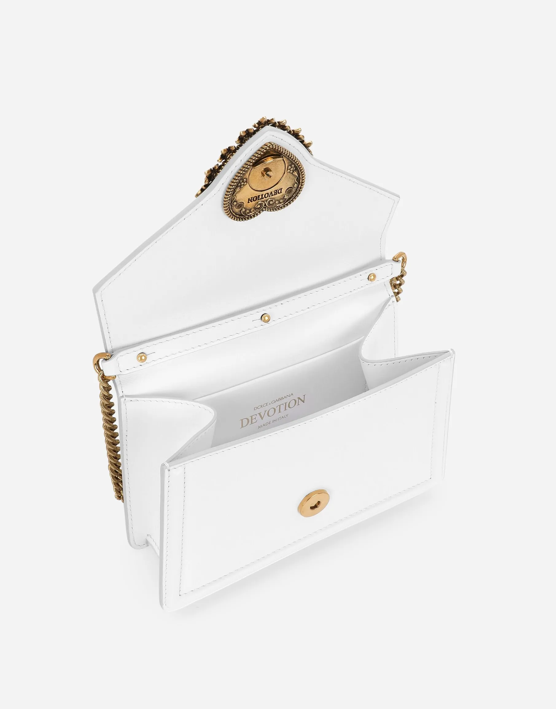 Small smooth calfskin Devotion bag