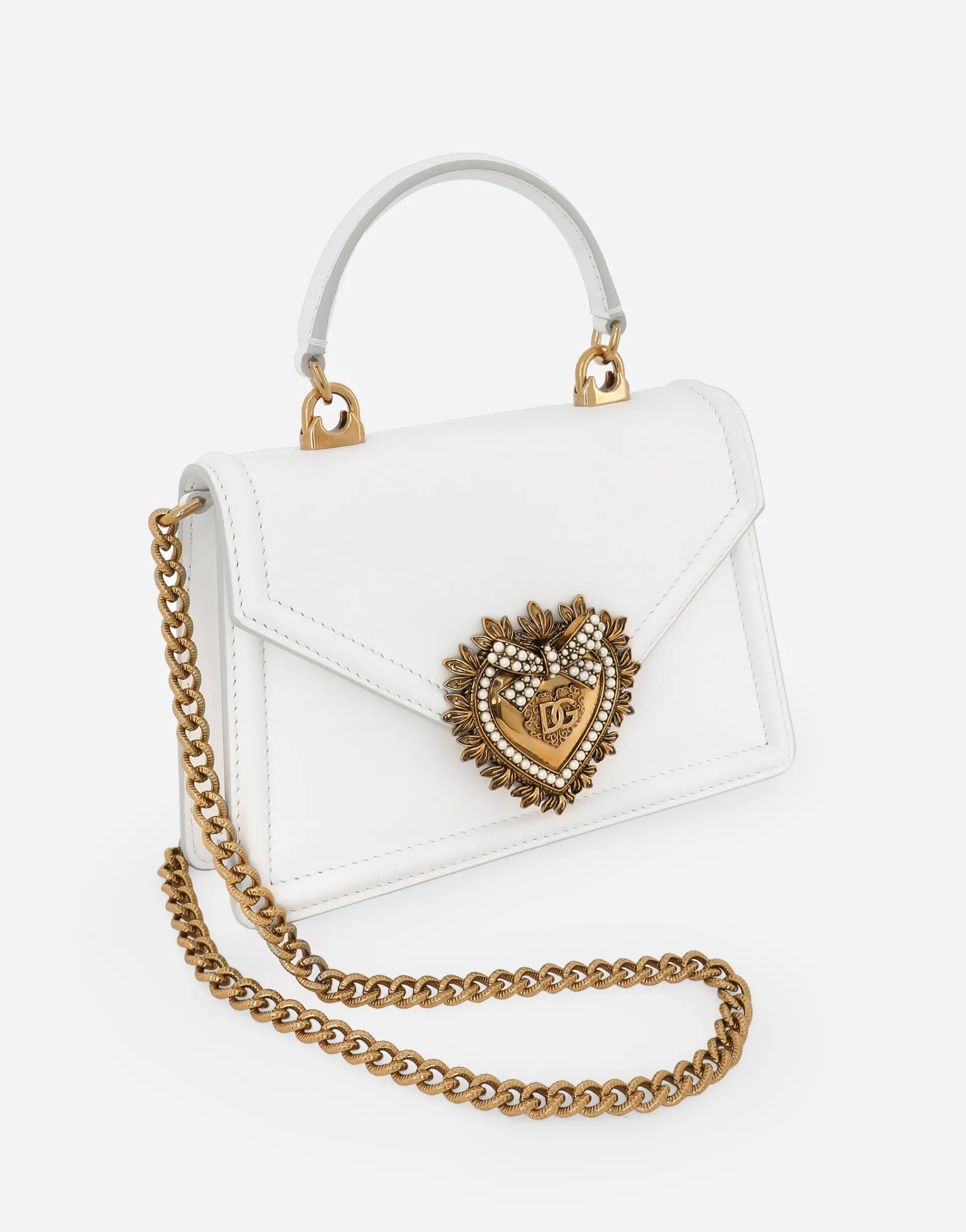 Small smooth calfskin Devotion bag