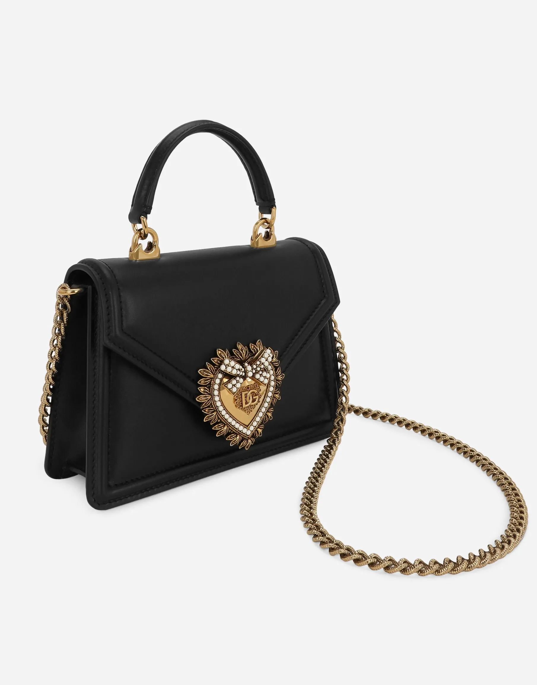 Small smooth calfskin Devotion bag