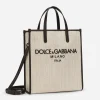Small structured canvas shopper
