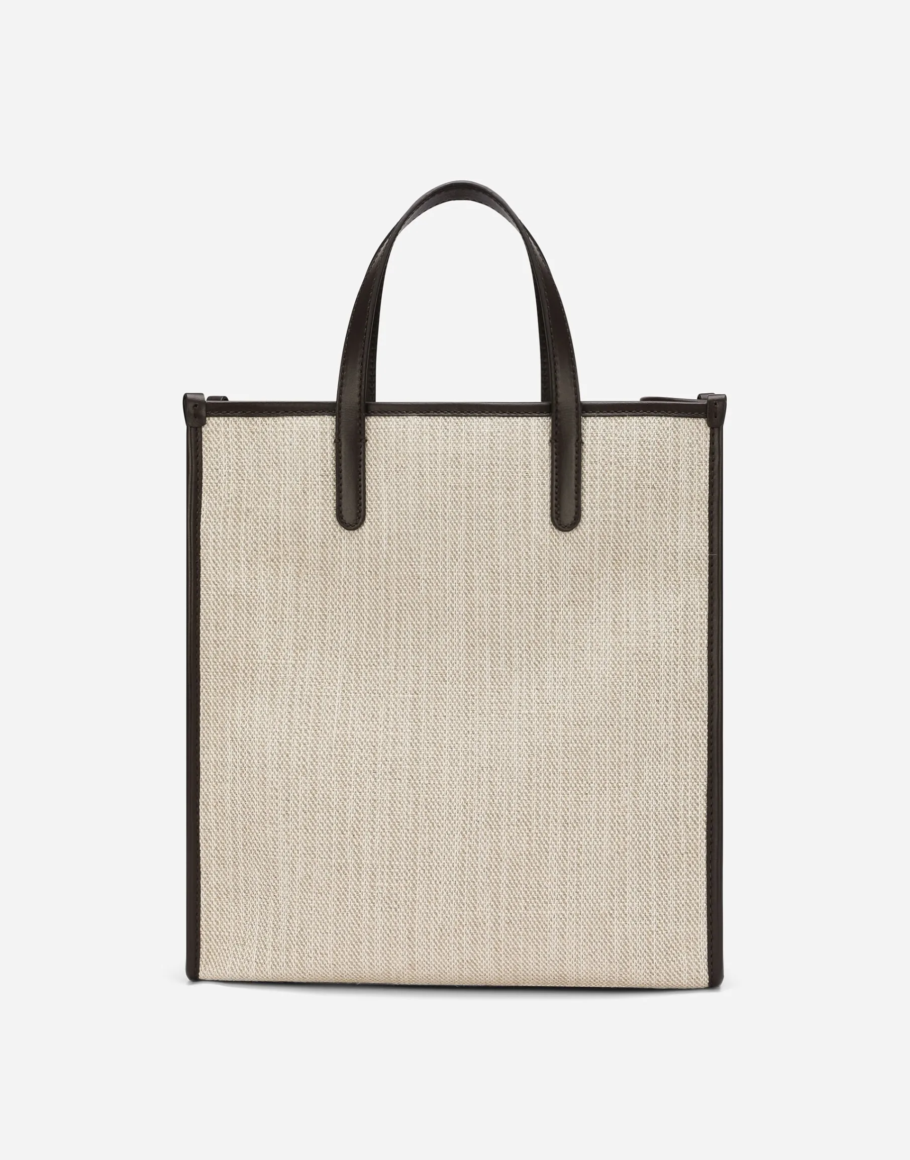 Small structured canvas shopper