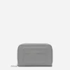 Small zip-around calfskin wallet