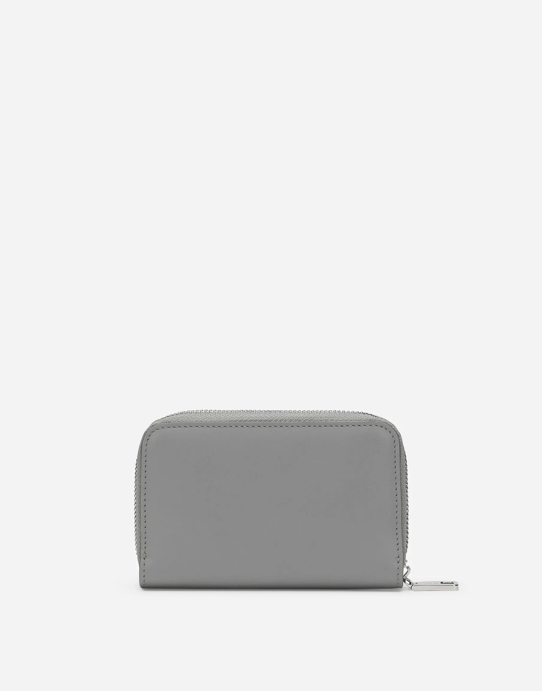 Small zip-around calfskin wallet