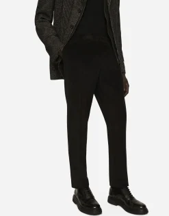 Stretch corduroy pants