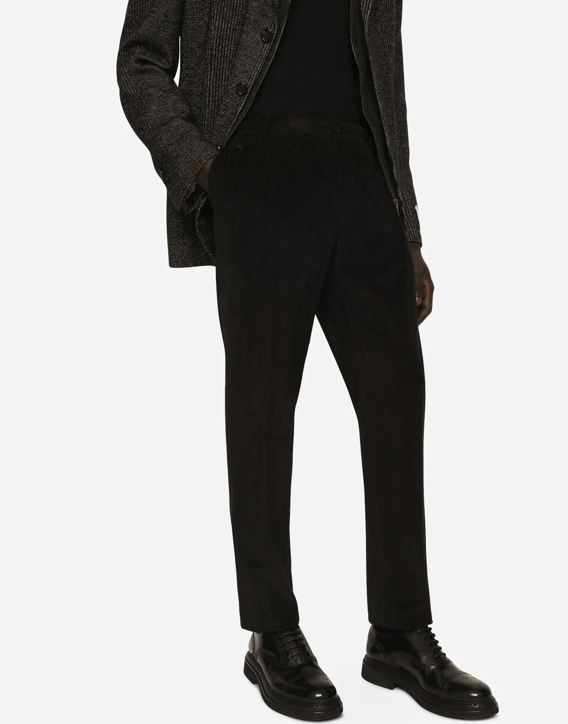 Stretch corduroy pants