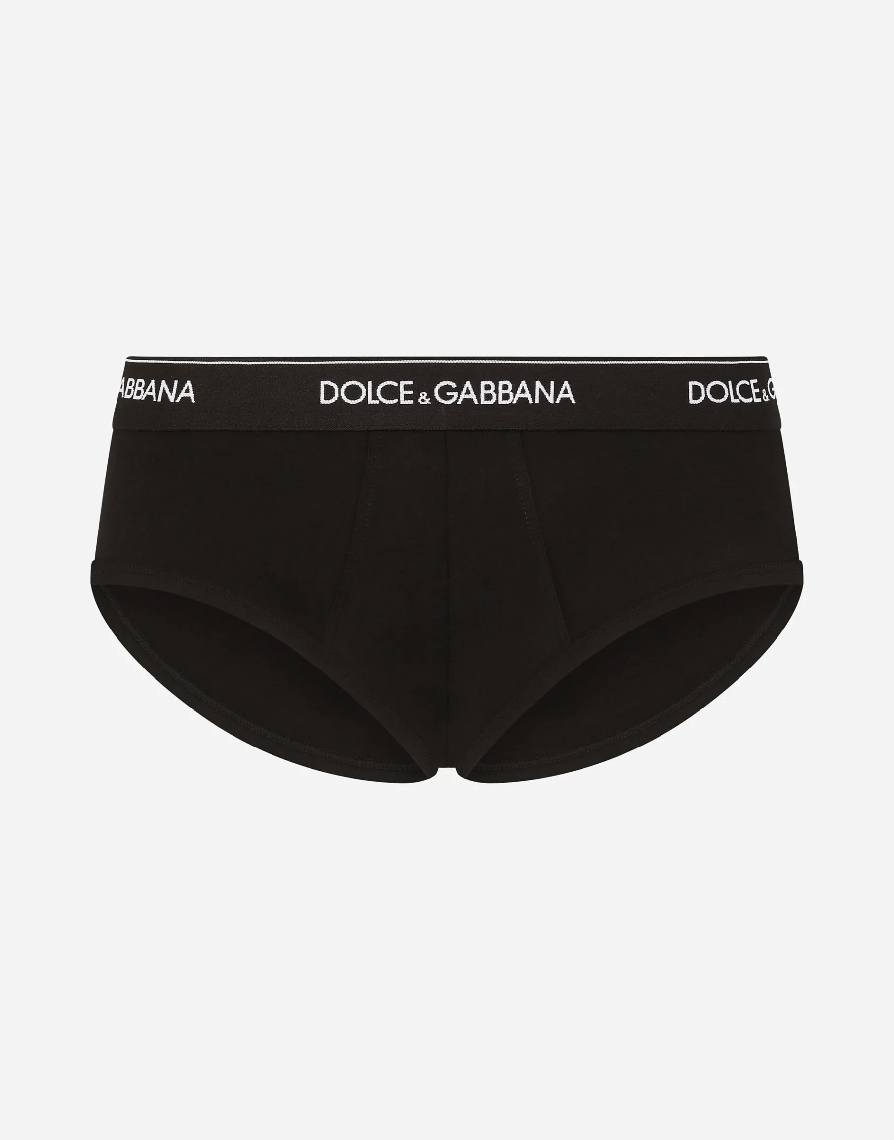 Stretch cotton mid-rise briefs two pack