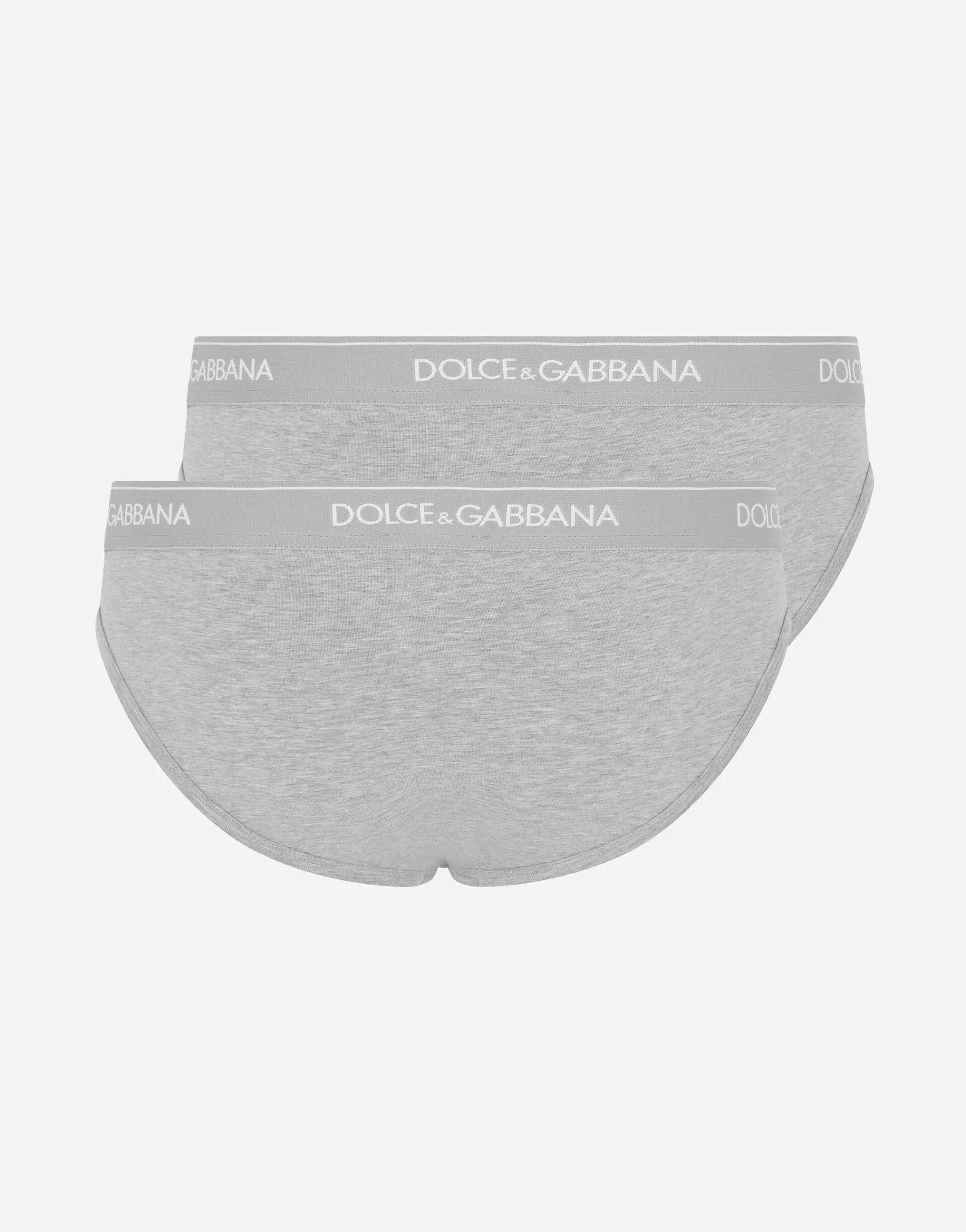 Stretch cotton mid-rise briefs two pack