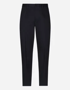 Stretch cotton pants