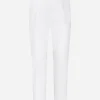 Stretch cotton pants