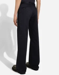 Stretch cotton pants