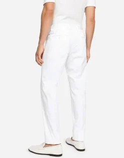 Stretch cotton pants