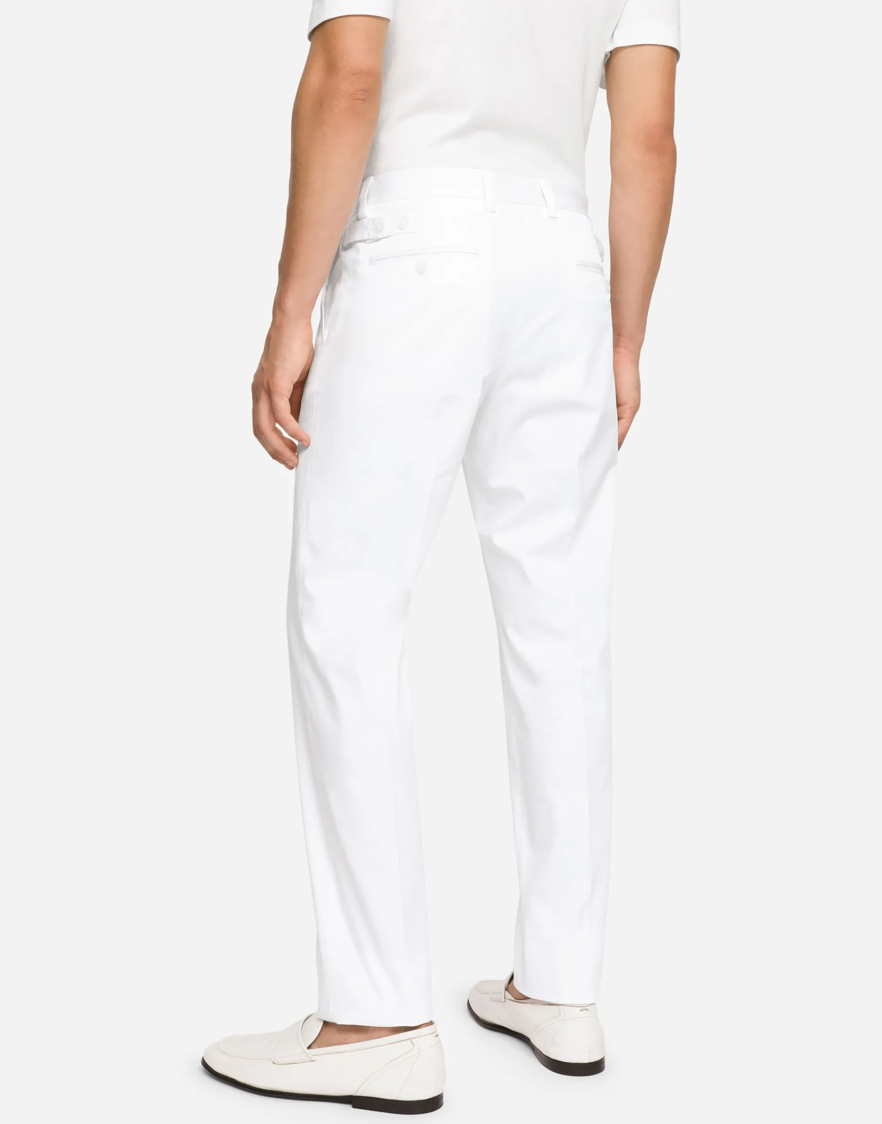Stretch cotton pants