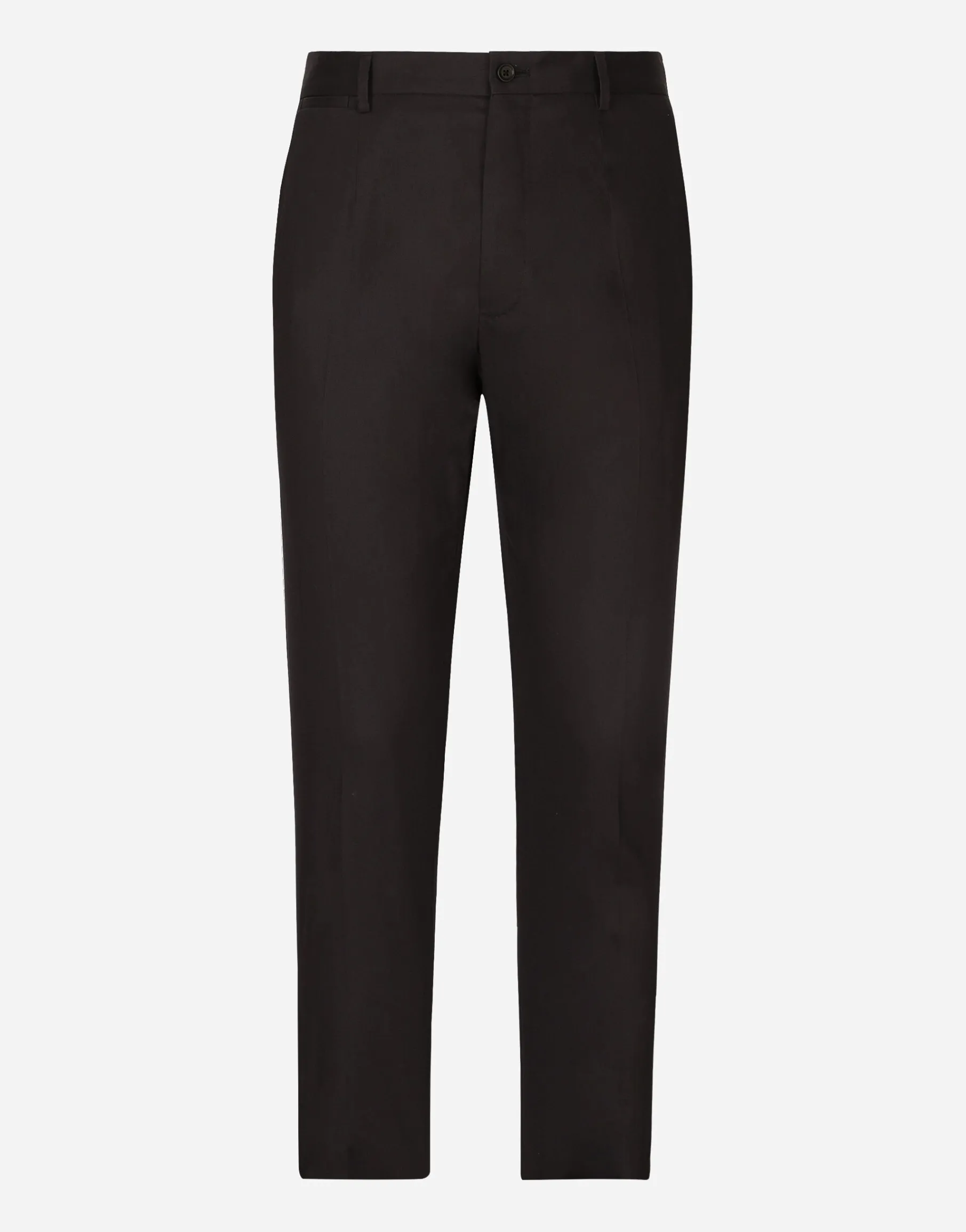 Stretch cotton pants with DG hardware