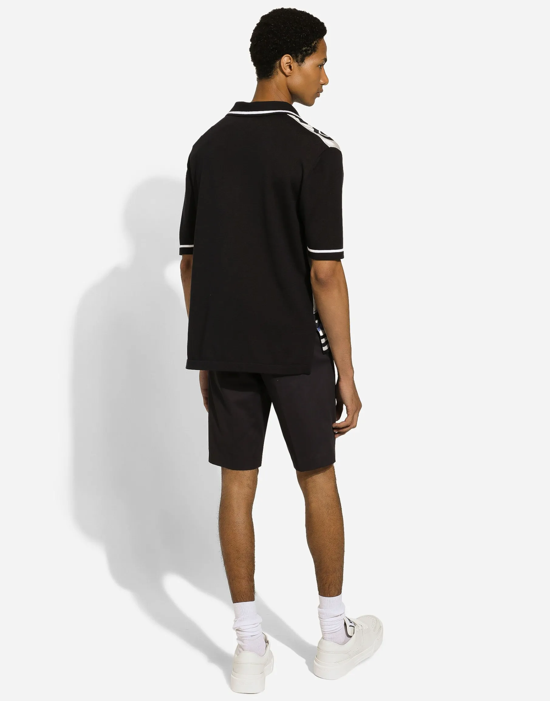 Stretch cotton shorts