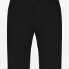 Stretch cotton shorts with DG patch