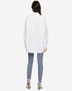 Stretch denim Audrey jeans with rips