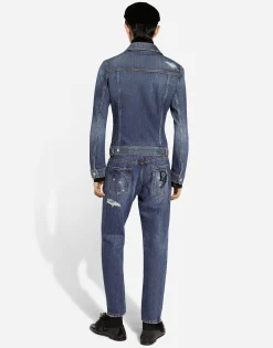Stretch denim jacket