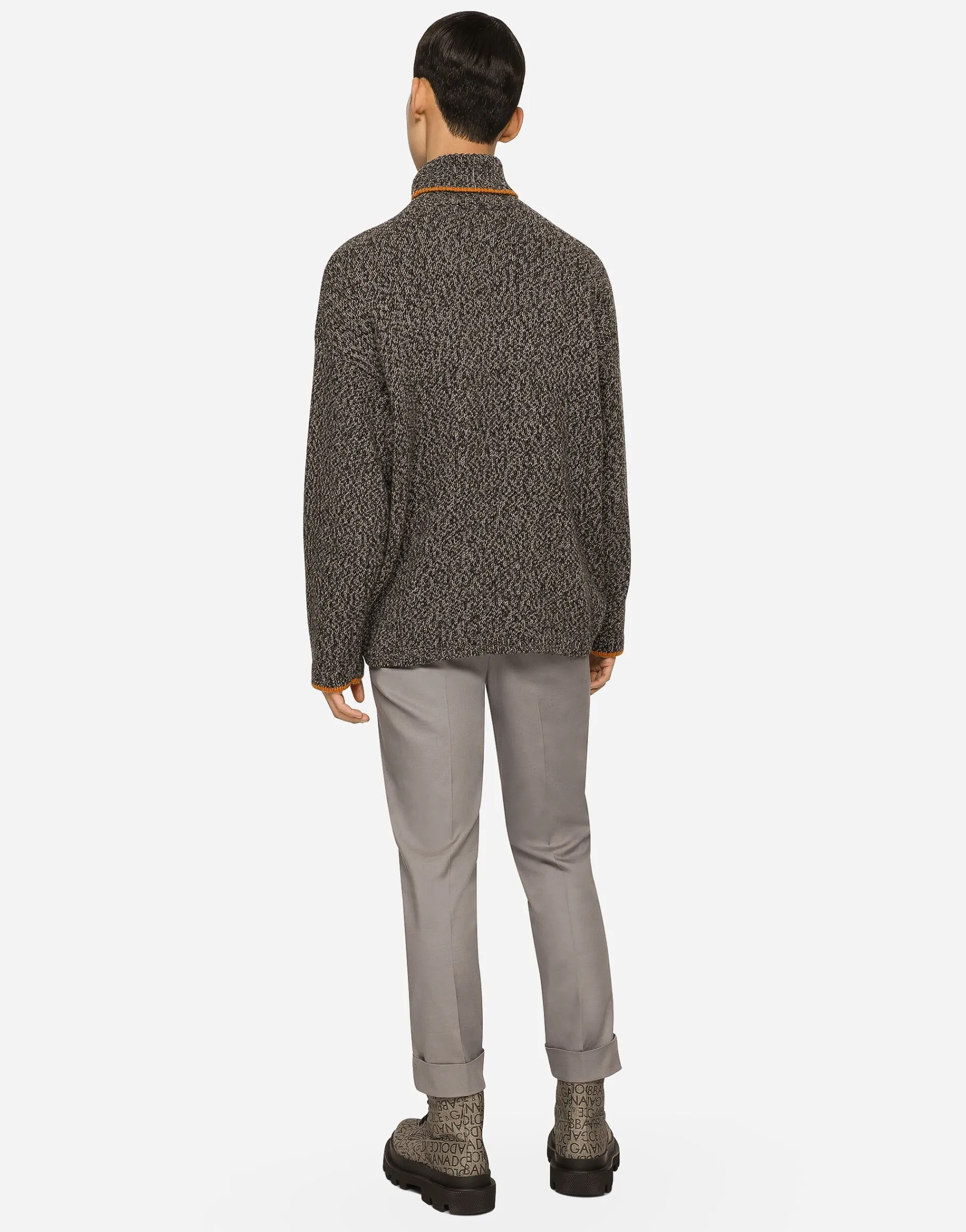 Stretch drill pants with Re-Edition label