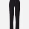 Stretch jersey jogging pants
