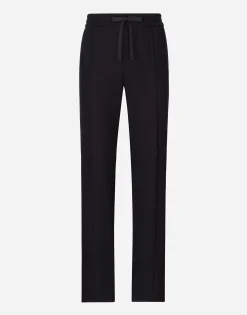 Stretch jersey jogging pants