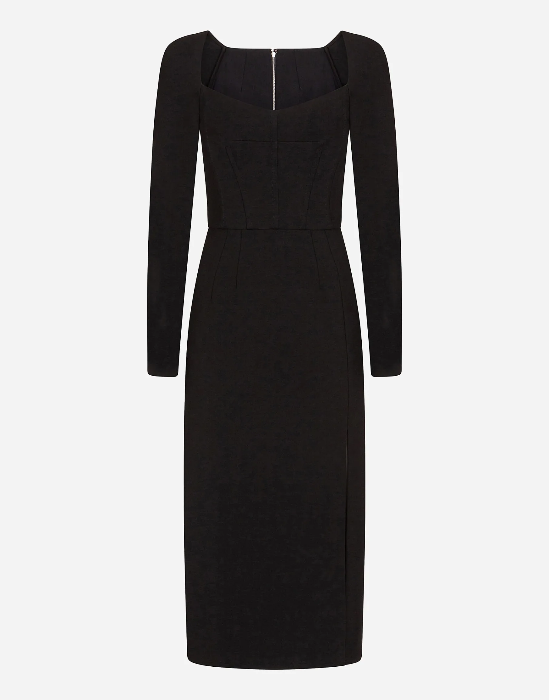 Stretch jersey sheath dress