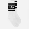 Stretch knit socks with DG logo