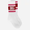Stretch knit socks with DG logo