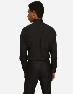 Stretch poplin Gold-fit shirt