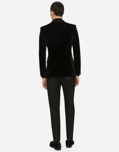 Stretch tuxedo pants