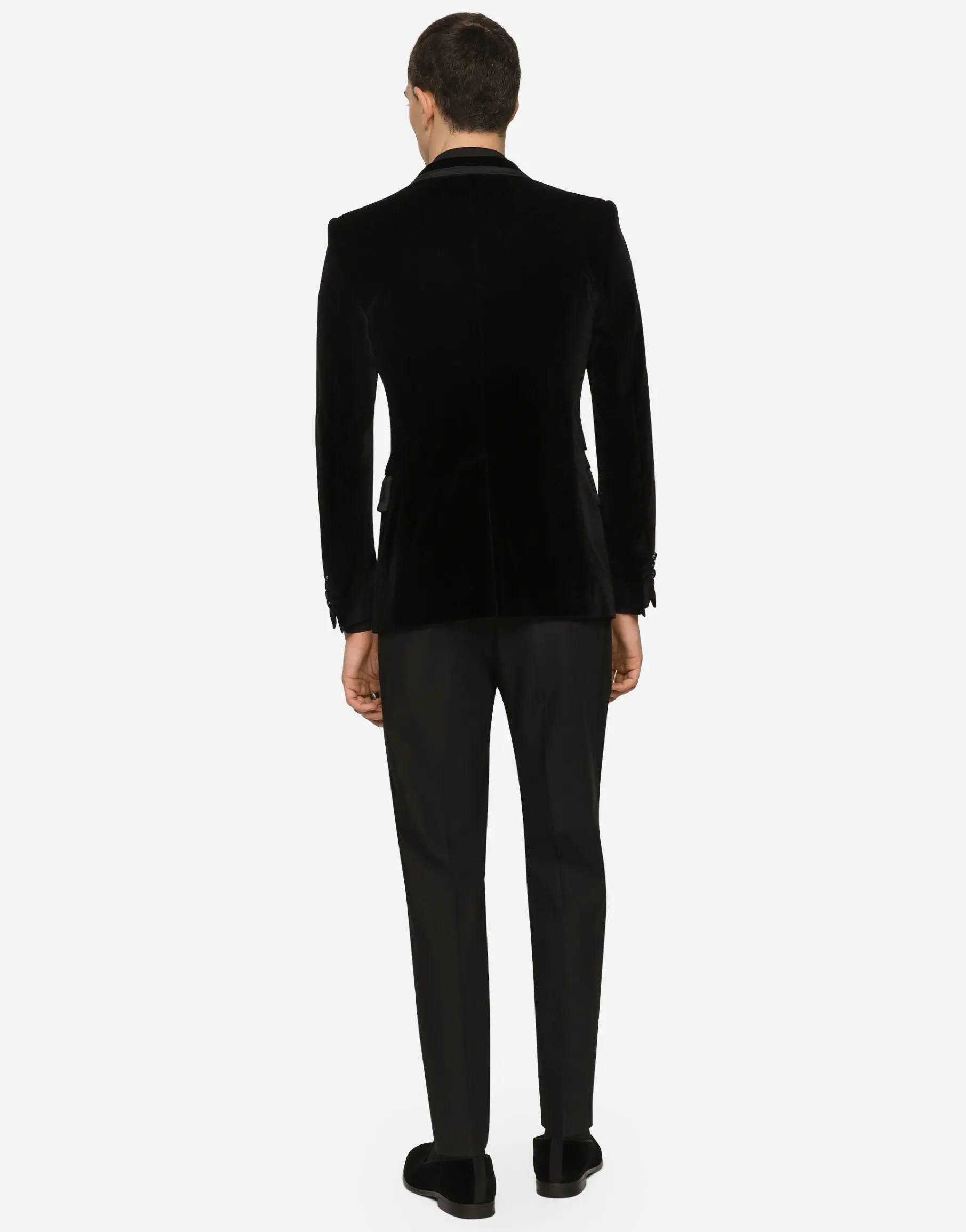 Stretch tuxedo pants