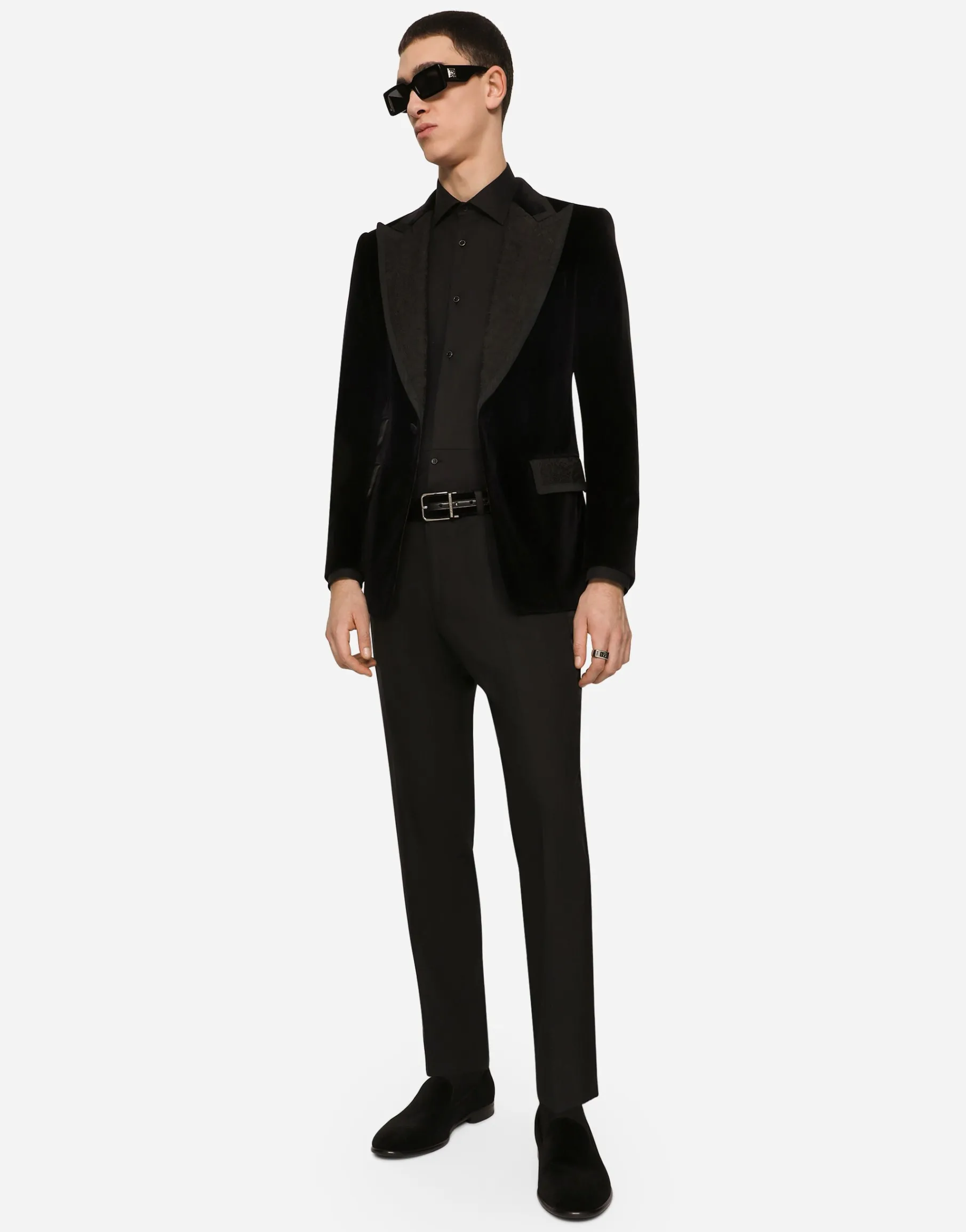 Stretch tuxedo pants